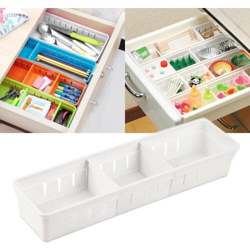 Adjustable Drawer Style Make Up Storage Box Plastic Sundries Cosmetic Container Divider Desktop Sundries Fragrance Finishing Box