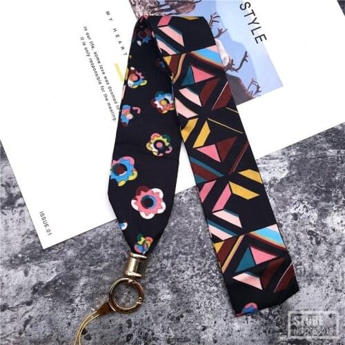 Wide scarf lanyard for phone lanyard For Keys For Iphone 7 Samsung Phones MP3 USB Flash Drives Keys Keychains ID Name hang rope