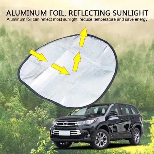 Sunshade Cover for Car Steering Wheel Side Window Shades Pearl Cotton Steering Wheel Covers