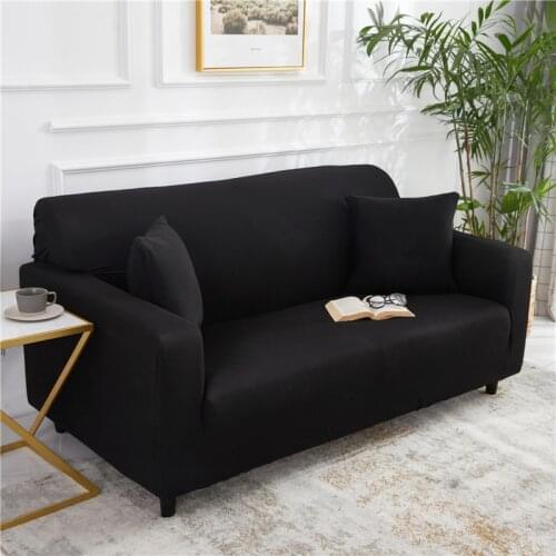 All-inclusive Sofa Covers Elastic ArmChair Couch Cover Universal Solid Slipcovers 1/2/3/4 Seater For Living Room Home Decor