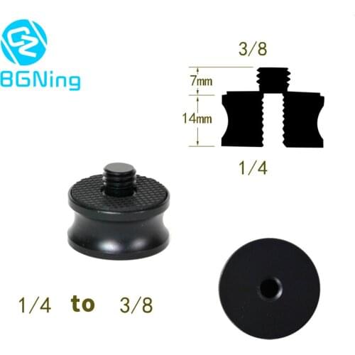 1/4" Female to 3/8”Inch Male Convert Screw SLR Camera Tripod Gimbal Monopod Rig Rail Mount Adapter Photography Accessory