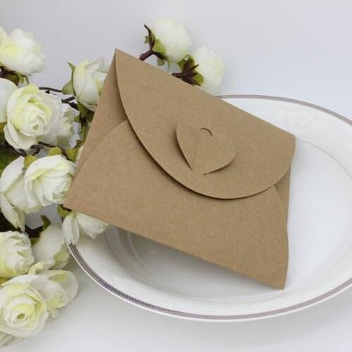 500pcs Vintage CD Optical disc envelope Kraft Paper CD Bag DIY Card bag package bags NO405