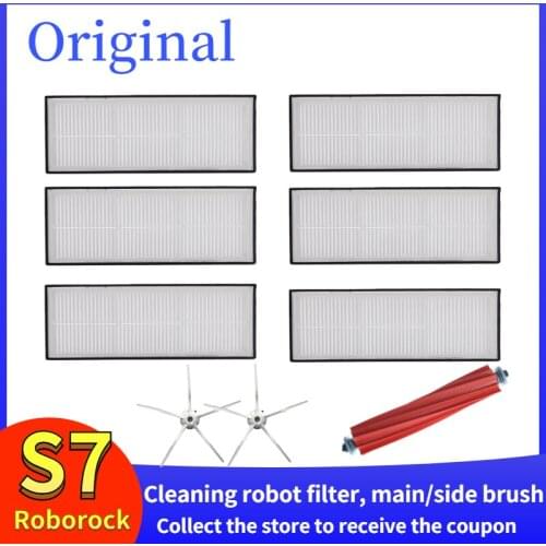 100% original Roborock sweeping robot S7 S70 S75 sweeping robot vacuum cleaner wet mopping washable dust box filter accessories