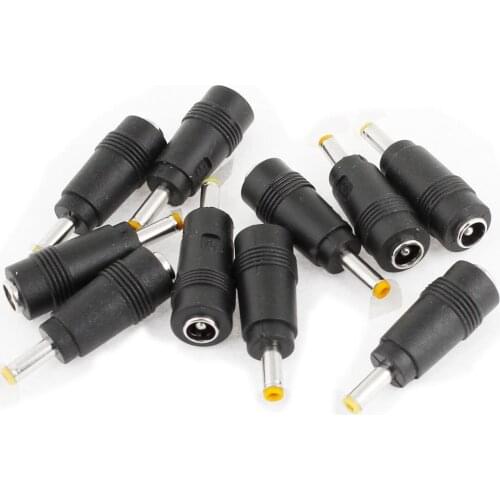 2pcs 5.5x2.1mm female to 4.0x1.7mm male DC Power Connector Adapter Laptop