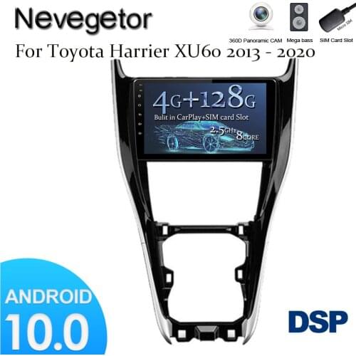 Car Radio Multimedia Video Player GPS Navigation Android 10.0 system 2 din 4G For TOYOTA harrier