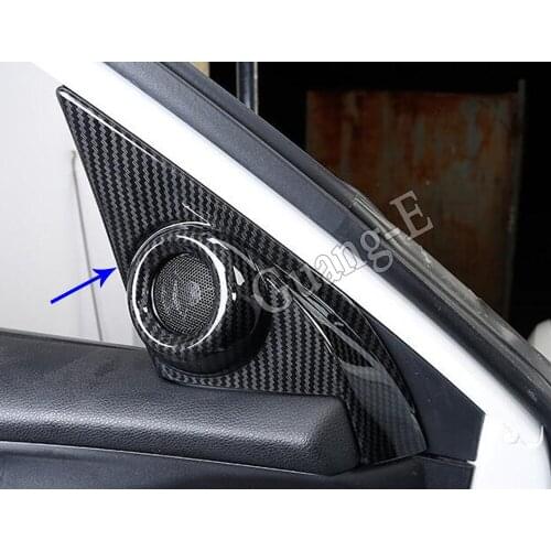 Car Body Frame Trim A Column Audio Speak Window Windshield Side Triangle Lamp 2PCS For Honda Civic 10th Sedan 2019 2020 2021