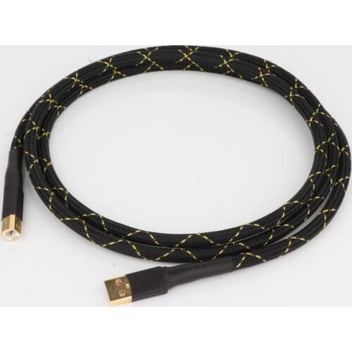 One Piece HIFI USB Data Cable With Gold Plated Type A To Type B