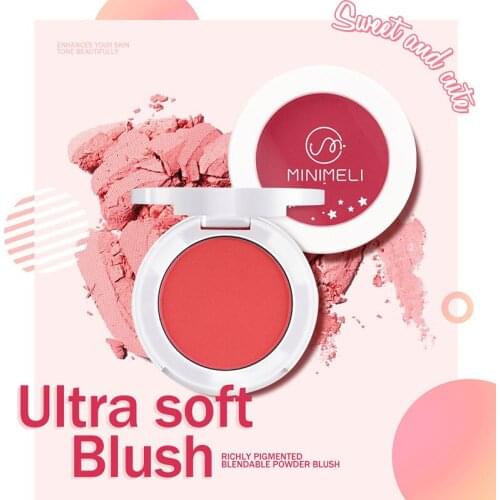 Women Blush Shape Contour Highlight With Matte Or Shimmery High Color Rendering Cruelty Free WH998