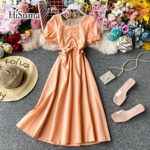 Летние платья в клетку HISUMA China At AliExpress