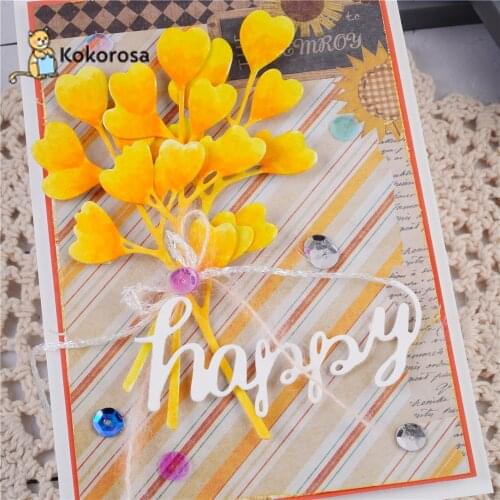 Kokorosa Bouquet Wreath Frame Cutting Dies Metal Dies Scrapbooking Album Card Making Embossing Stencil Diecuts New 2021
