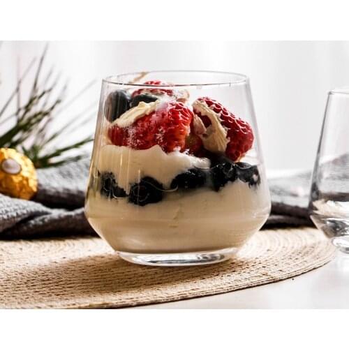 Drinking water juice mug Big wine glass cup Whiskey cocktail champagne glasses Crystal wineglass Breakfast ice cream mugs new