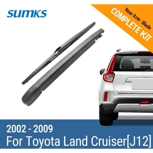 SUMKS Rear Wiper & Arm for Toyota Land Cruiser [J12] 2002 2003 2004 2005 2006 2007 2008 2009