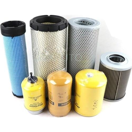 Excavator air filter oil filter hydraulic oil filter excavator parts For CATERPILLAR CAT 307D