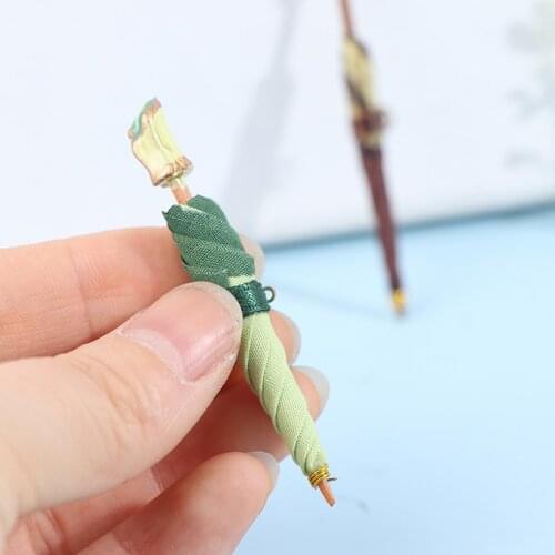1:12 Dollhouse Miniature Small Cute Umbrella Model Toys Accessories Doll House Decoration