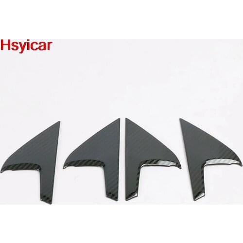 Hsyicar For Toyota RAV4 RAV 4 2019 2020 Inner Door Handle Lock Decoration Molding Cover Trim Interior Accessories StainlessSteel
