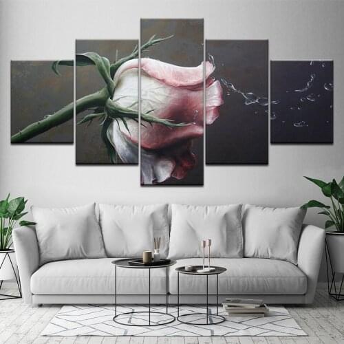Wall Art Canvas Painting Withered Rose Home Decor Picture Modern Canvas Pictures for Living Room Wall Art Canvas Prints