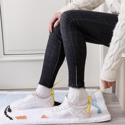 NICEYARD 2PCS Lazy Wear Shoe Horn Unisex Wear Shoe Horn Helper Shoehorn Shoe Easy on and off Quick Wearing Shoe Tool