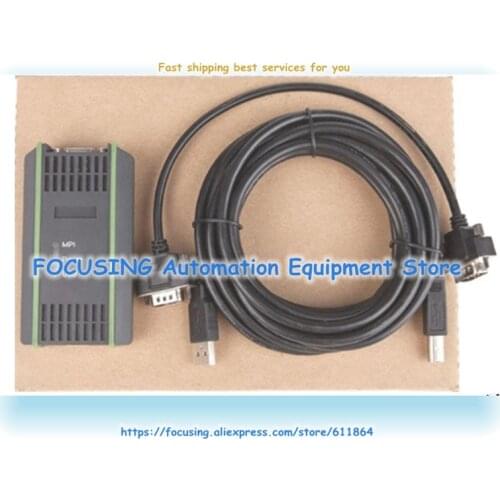 New Boxed 6GK1571-0BA00-0AA0 Compatible S7-200 S7-300 S7-400 PLC DP PPI MPI PC Adapter USB A2 Cable Support Win7