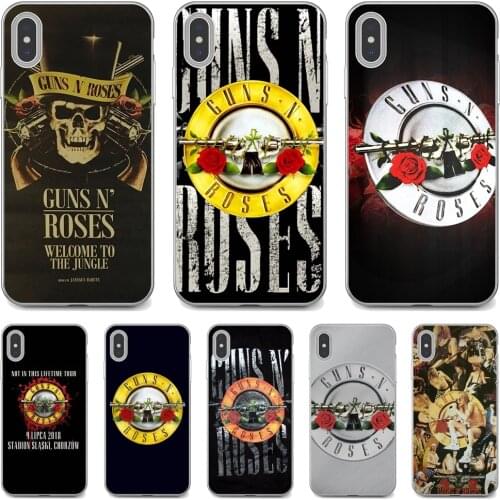 Guns-n-roses-Music-Bank Silicone Phone Cover For Samsung Galaxy S7 S8 S9 S10E S20 FE Note 10 20 Edge Lite Plus Ultra