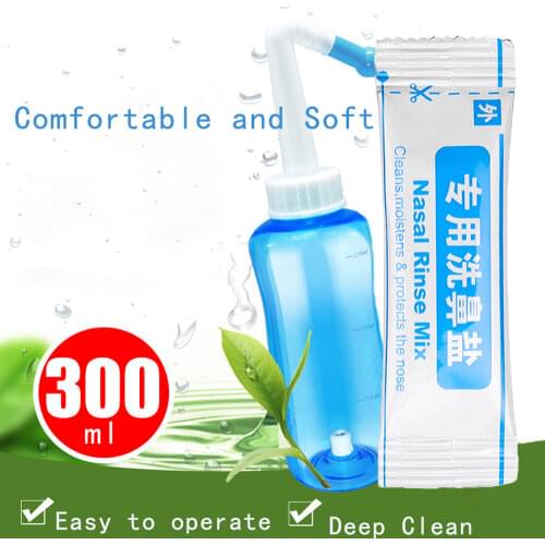 Adults Children Nasal Wash Cleaner Nasal Wash Cleans Moistens Nose Protector Allergies Relief Nasal Pressure Neti Pot Aspirator