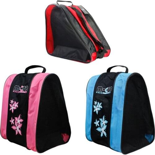 Hot Kids Adult Roller Skate Shoe Bag Portable Carry Bag Shoulder Bag Three Layers Big Capacity Free Shipping Gift 3 Colors