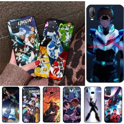 YJZFDYRM Voltron Legendary Black TPU Soft Phone Case For Samsung Galaxy A01 A11 A31 A81 A10 A20 A30 A40 A50 A70 A80 A71 A91 A51