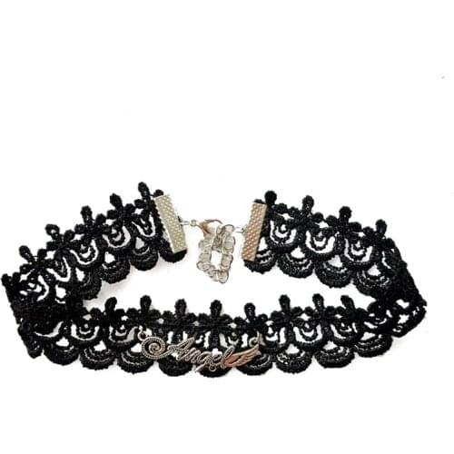 YiYaoFa Handmade Lace Choker Necklace for Women Accessories False Collar Multi Layer Necklace Lady Gothic Party Jewelry GN-161