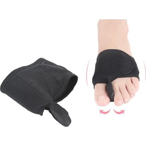 1pair Hot Sale Best Selling Orthotics Toe Straightener Support Pain Relief Hallux Valgus Orthosis Black Color Foot Care Tool