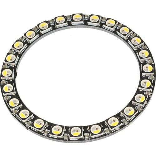 24-bit SK6812 RGBW Round Full Color Ring LEDs With Integrated Drivers Light Development Board Lamp Panel Module