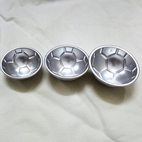 3D Half Round Ball Shaped Football Cake Mold Thickening Aluminum Alloy Mould Birthday Baking Pan F20173380