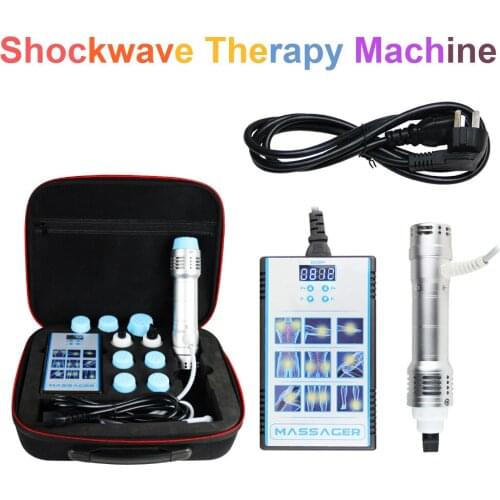 Multi functional Shockwave Therapy Machine Muscle Pain Relief Massager for Heel Elbow Pain Lumbar Muscle Strain Physiotherapy