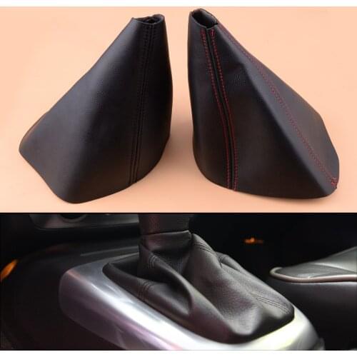 Automatic Leather Shift Boot Shifter Dustproof Cover Fit For Hummer H3 2005 2006 2007 2008 2009 2010 2011