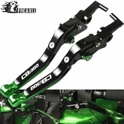 CNC Aluminum Motorcycle Adjustable Folding Extendable Brake Clutch Levers Accessories For Honda CB1300/ABS CB 1300 ABS 2003-2010