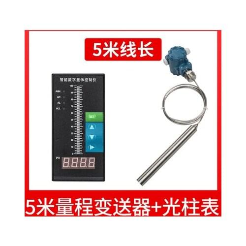 Stainless high temperature resistant input transmitter liquid level pressure control display 4-20ma water oil pressure sensor