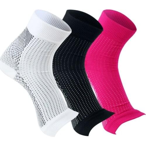 Ankle Support Brace Elastic Compression Wrap Sleeve Sports Relief Pain Foot Ankle Support Sleeve Cover