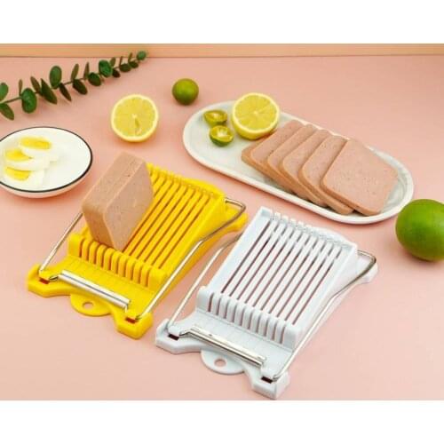 Stainless steel lunch meat cutting tool banana egg ham slicer household multifunctional kitchen gadget wire cutting tool