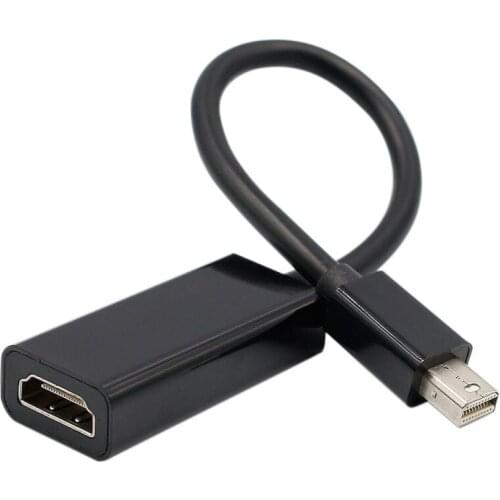 Mini DP To HDMI Female Converter Cable Plug-and-play Hot-plugging Adapter Cord For Apple Laptop Computer
