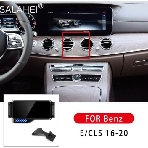 Mobile Phone Holder For Benz E Class GLS 2016 2017 2018 2019 2020 Air Vent Mount Automatic Adjustment Auto Accessories Bracket