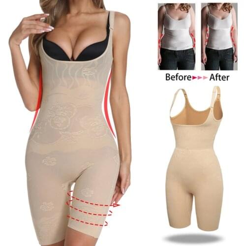 2020 New Full Body Shaper Tummy Slimming Shapewear Modeling Belt Waist Trainer Butt Lifter Thigh Reducer Panties Push Up Corset