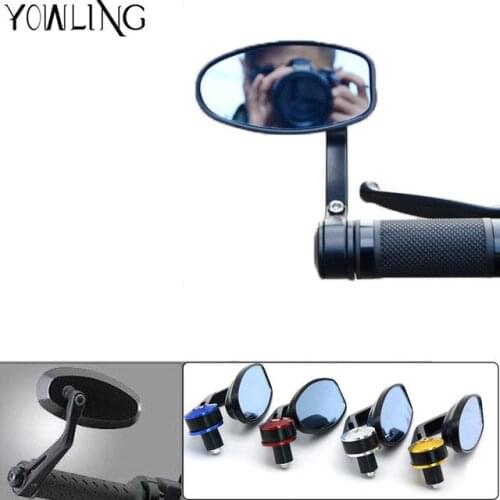 NEW Motorcycle Scooters Racer Rearview Side View HANDLE BAR END Mirror FOR bmw DUCATI Monster795 EVO Monster 696 TRIUMPH 675