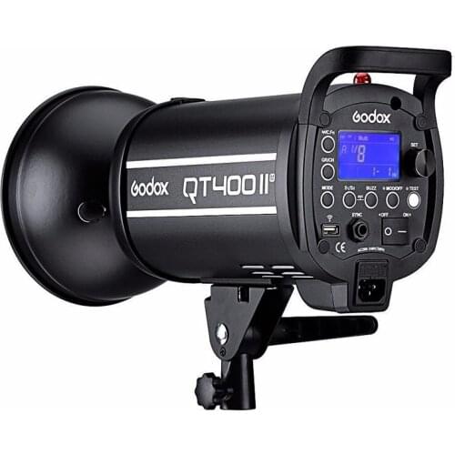 Free DHL Godox Professional 400WS HSS 1/8000s GN65 QT400II M 110V 220V 2.4G Wireless System Studio Lighting Flash Light Strobe