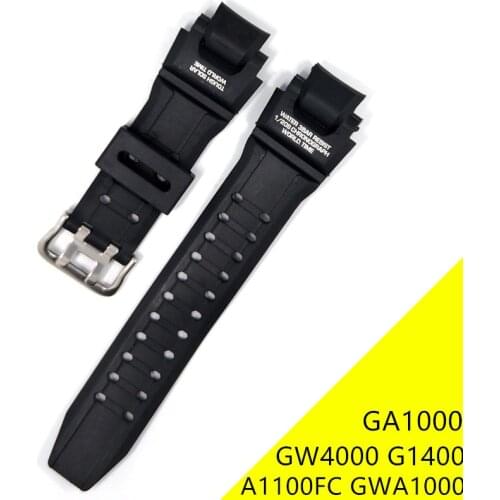 PU Watch Band Strap For Casio G-shock GA-1000/GW-4000G-1400/GW-A1000/A1100FC GA1000 Bracelet Wristband Belt Watch Accessories