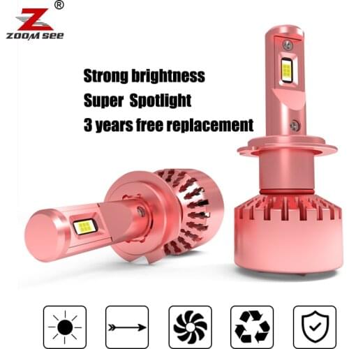 High performance Canbus H7 H8 H11 HB3 HB4 9005 9006 9012 H4 White 6000K 35W 8000Lm Vehicle LED car led headlight bulbs headlamp