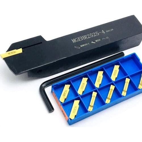 Carbide slotting tool holder MGEHR1010 MGEHR1212 MGEHR1616 MGEHR2020 MGEHR2525 + MGMN200 MGMN300 MGMN400 Slotting lathe insert