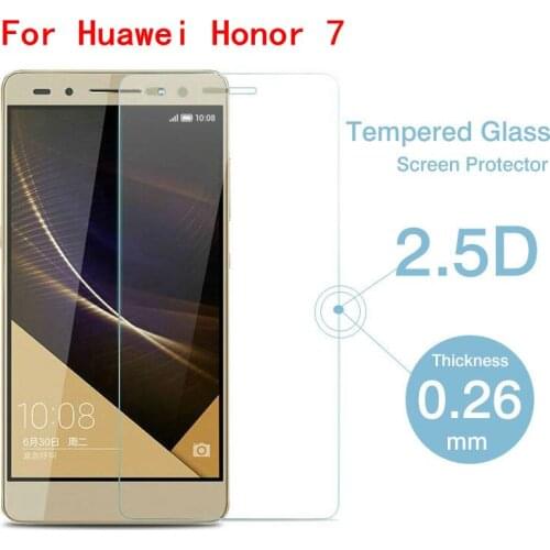 Original Tempered Glass For Huawei Honor 7 Screen Protector Toughened protective film For Huawei Honor 7 glass