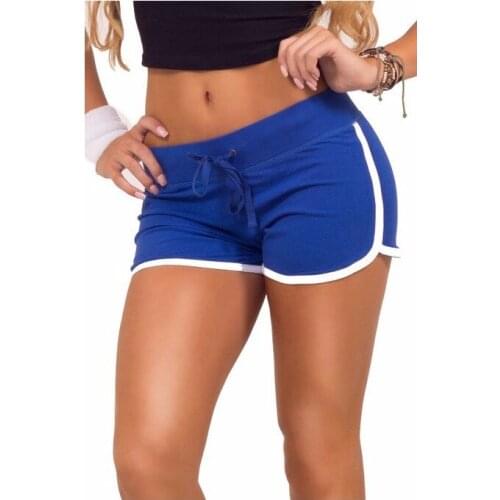 2021 Summer Leisure Women Shorts Binding Side Split Elastic Waist Loose Casual Shorts Yoga Pants Sports Hot Pants