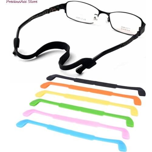 Silicone Eyeglasses Glasses Sunglasses Strap Sports Band Cord Holder 1 Pcs Multicolor Comfortable Wear Size: about 22cm Solid