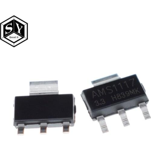 10PCS/LOT Original AMS1117-3.3 AMS1117-3.3V AMS1117 LM1117 1117 Voltage Regulator We only provide good quality
