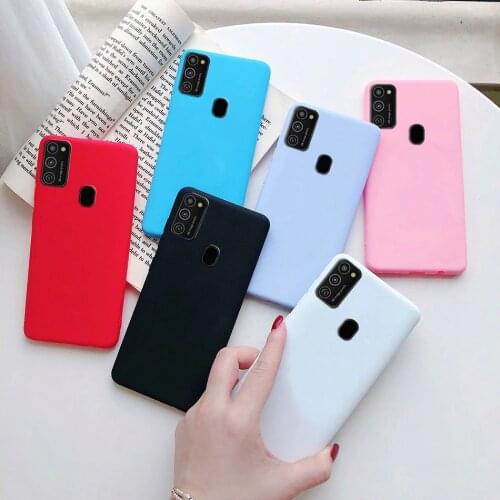 For Samsung M21 Case Samsung M31 Cover For Samsung Galaxy M21 m215 M31 m315 6.4" Phone Back Matte Soft Shell Bumper Funda Cases