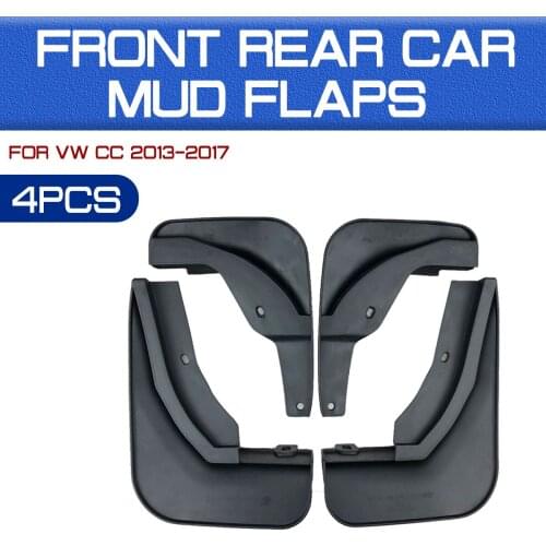 For VW CC 2010 2011 2012 2013 2014 2015-2019 Car Front Rear Car Mudguards Fender Flares Mud Guard Flap Anti Splash Mudflaps